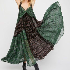 SOLD Free People We Broke Free maxi GREEN RARE